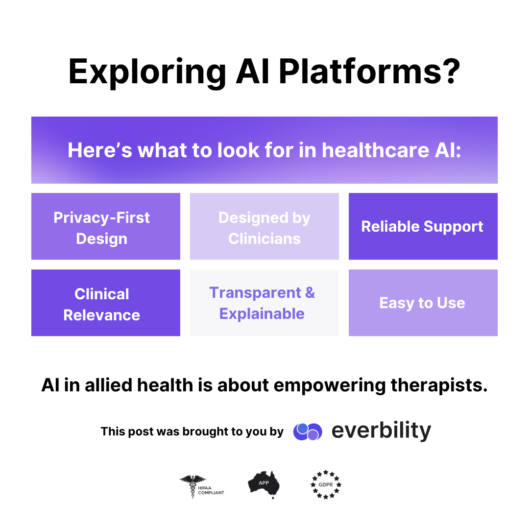 What to Look for in Healthcare AI