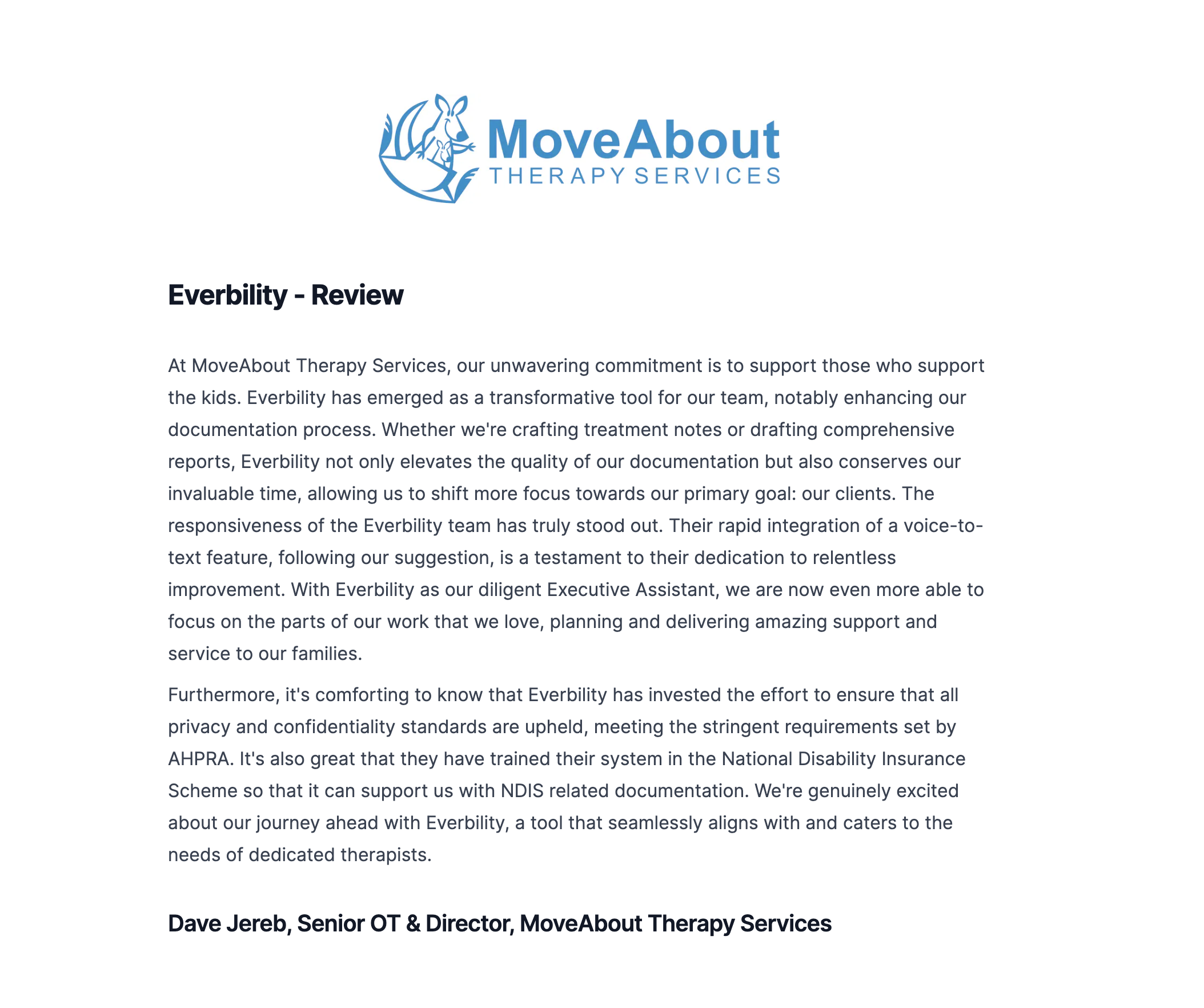 Moveabout Review