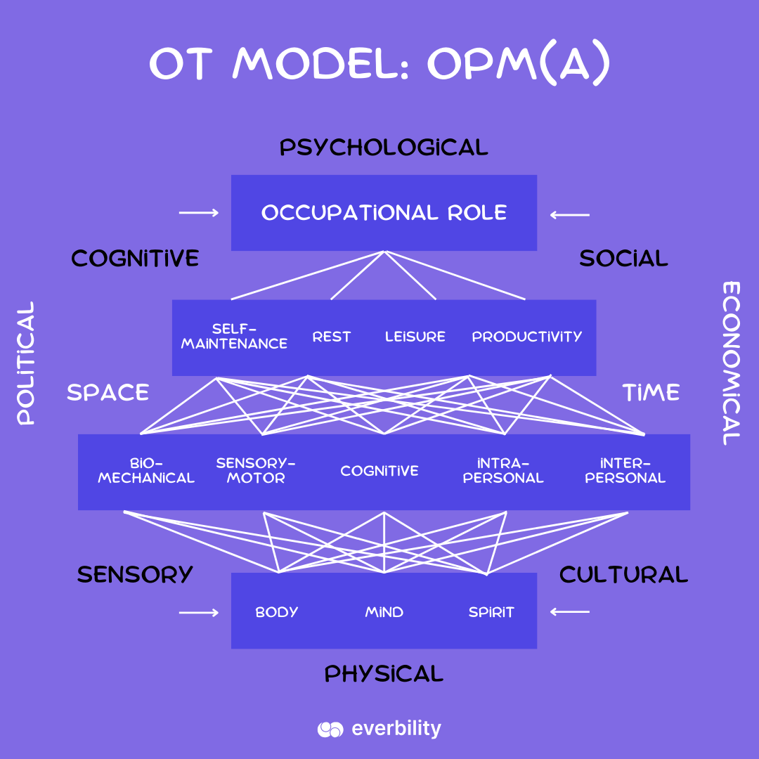 Canadian Model of Occupational Performance (CMOP-E). Published with