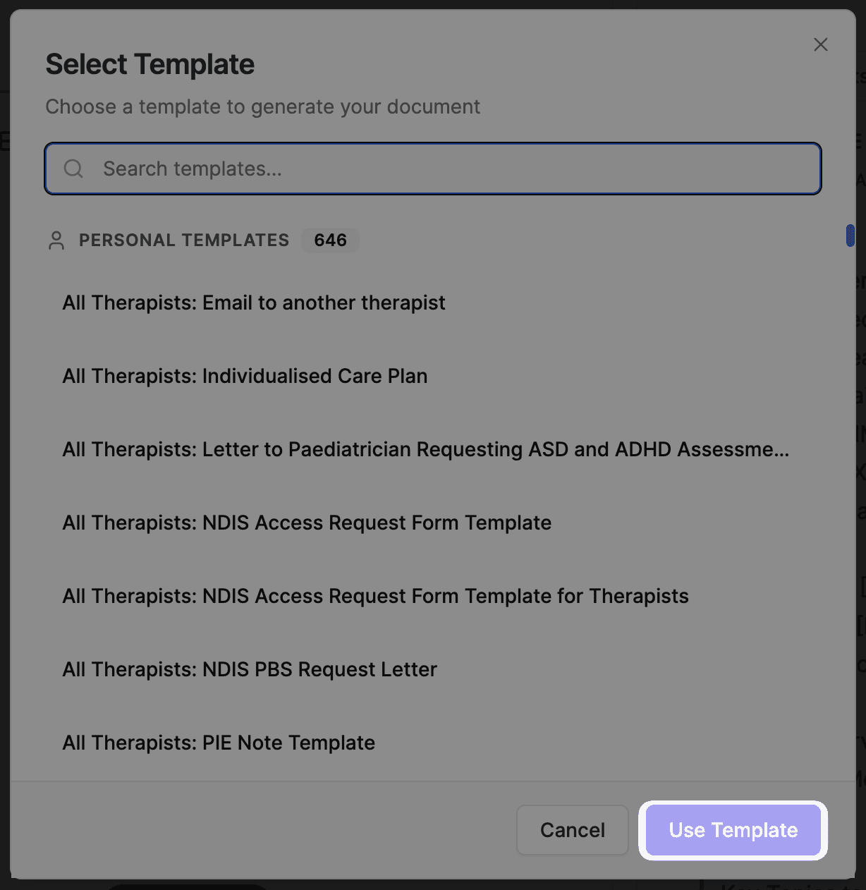 generate in one click